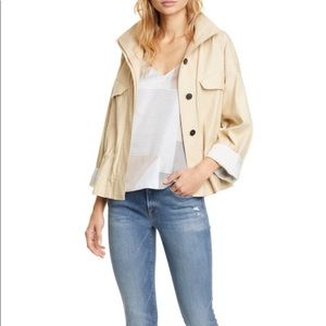 NWT Frame Classic Silk V-Neck Cami in Powder Multi XS